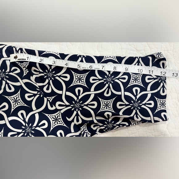 PRELOVED SZ L Lulu-B Navy and White Floral Dress - Picture 6 of 8